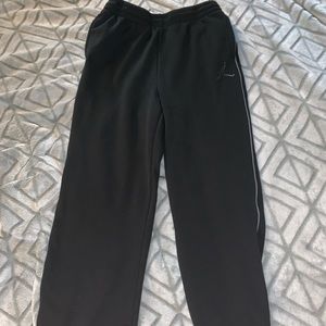Boys Jordan Black Sweats